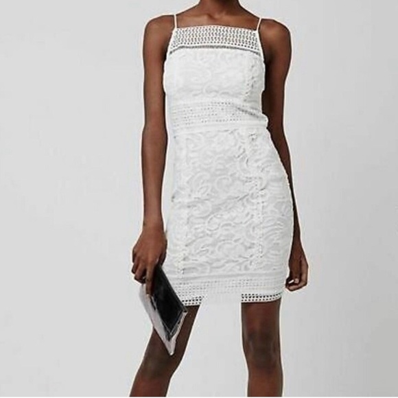Gina Tricot Dresses & Skirts - Crochet Lace Upscale White Dress